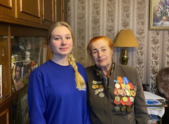 Волонтёры Победы навестили Тамару Сергеевну Пинчук